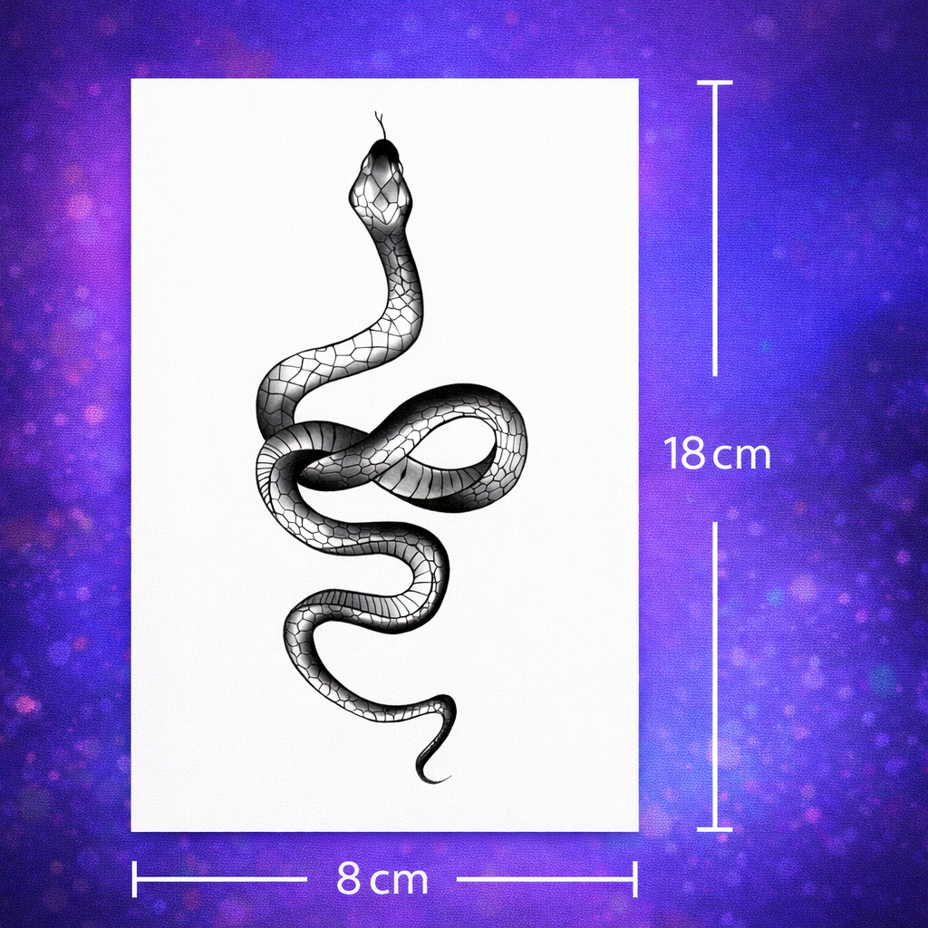 Tatuaje Semipermanente Serpiente