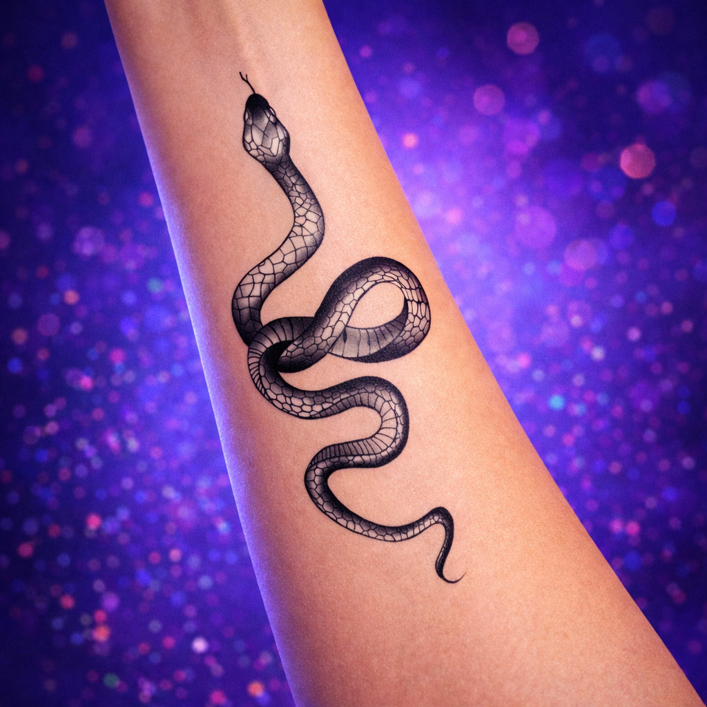 Tatuaje Semipermanente Serpiente