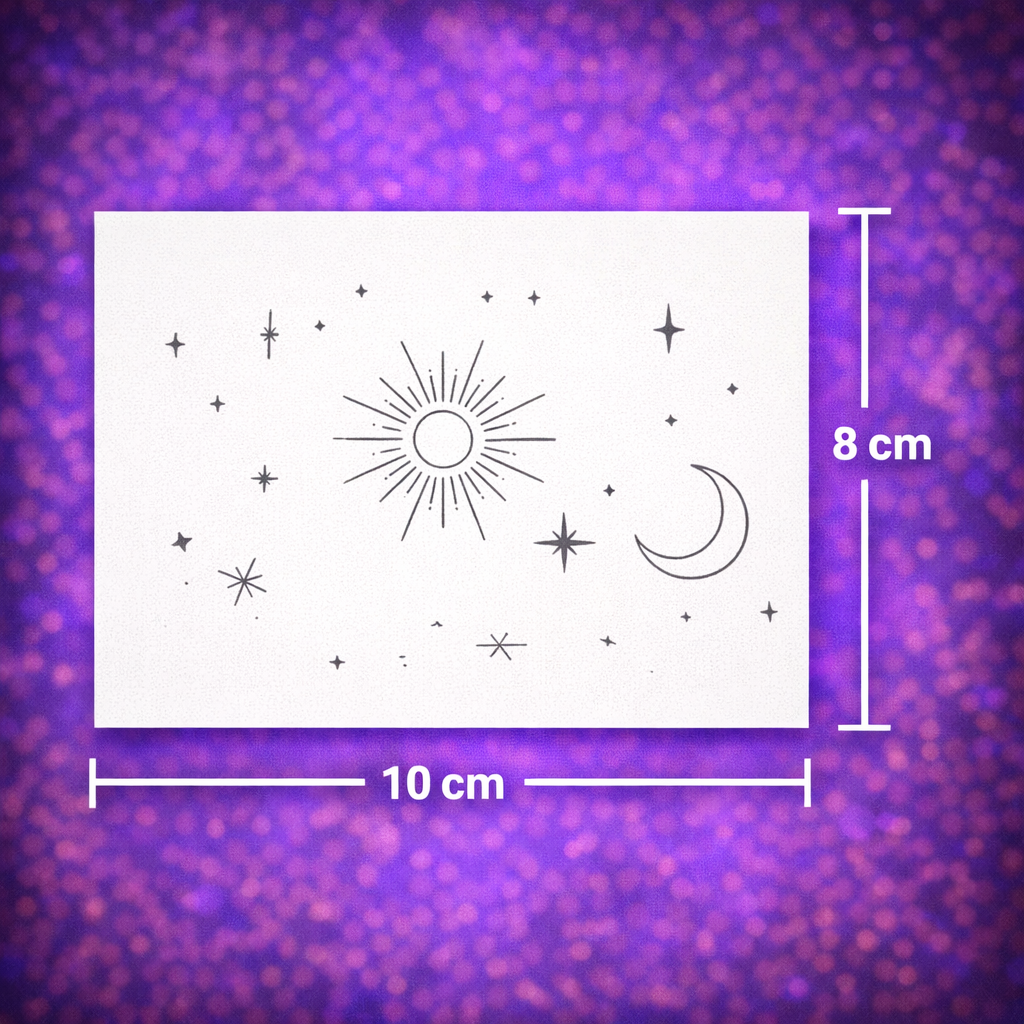 Tatuaje Semipermanente Sol Luna
