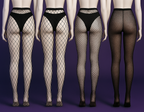 Medias rejilla negras fishnet pack