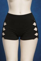 Shorts Negros Cut-Out Laterales