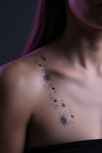 Tatuaje Semipermanente Estrellas