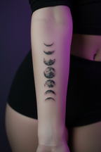 Tatuaje Semipermanente Fases Lunares