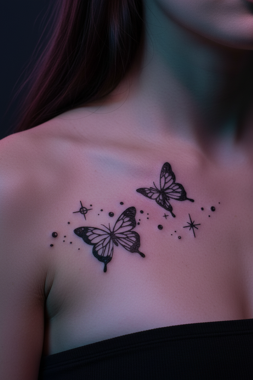 Tatuaje Semipermanente Mariposas