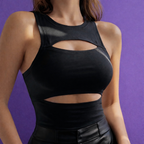 Top cut-out negro