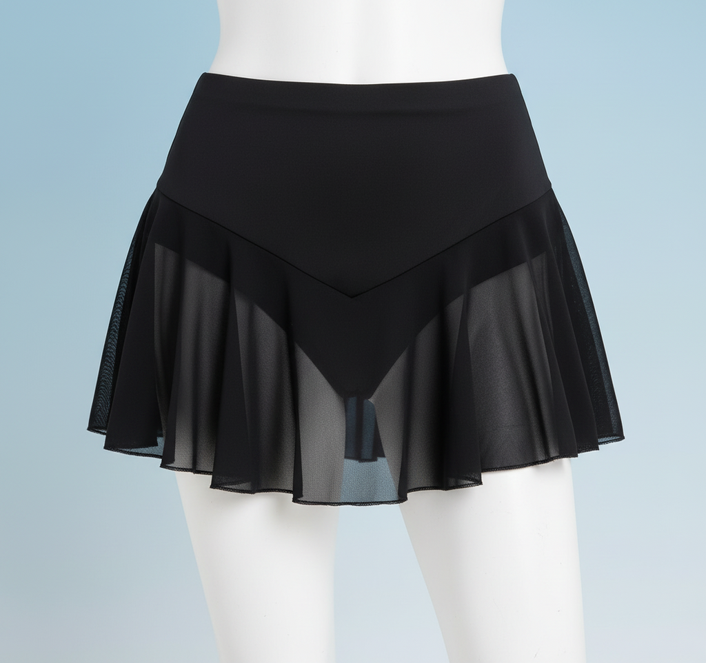 Minifalda Vuelo Transparente