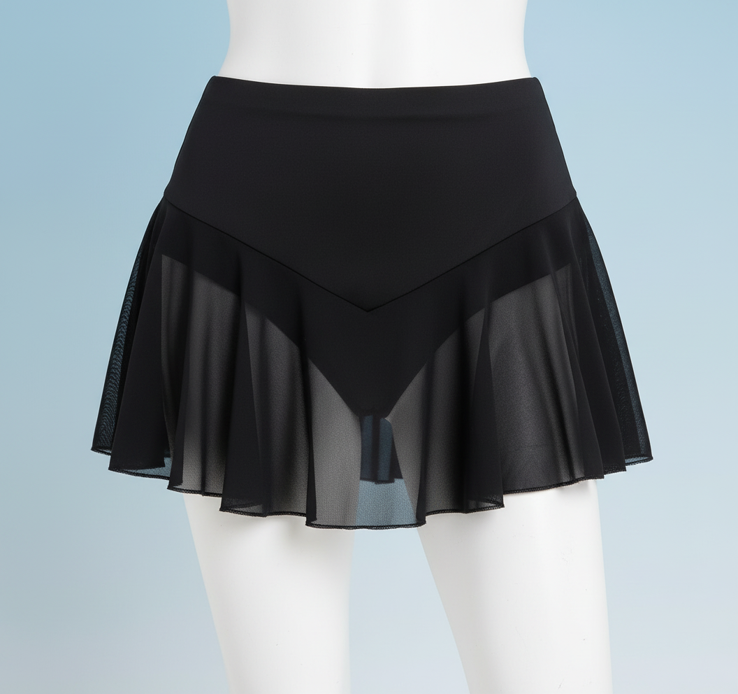 Minifalda Vuelo Transparente