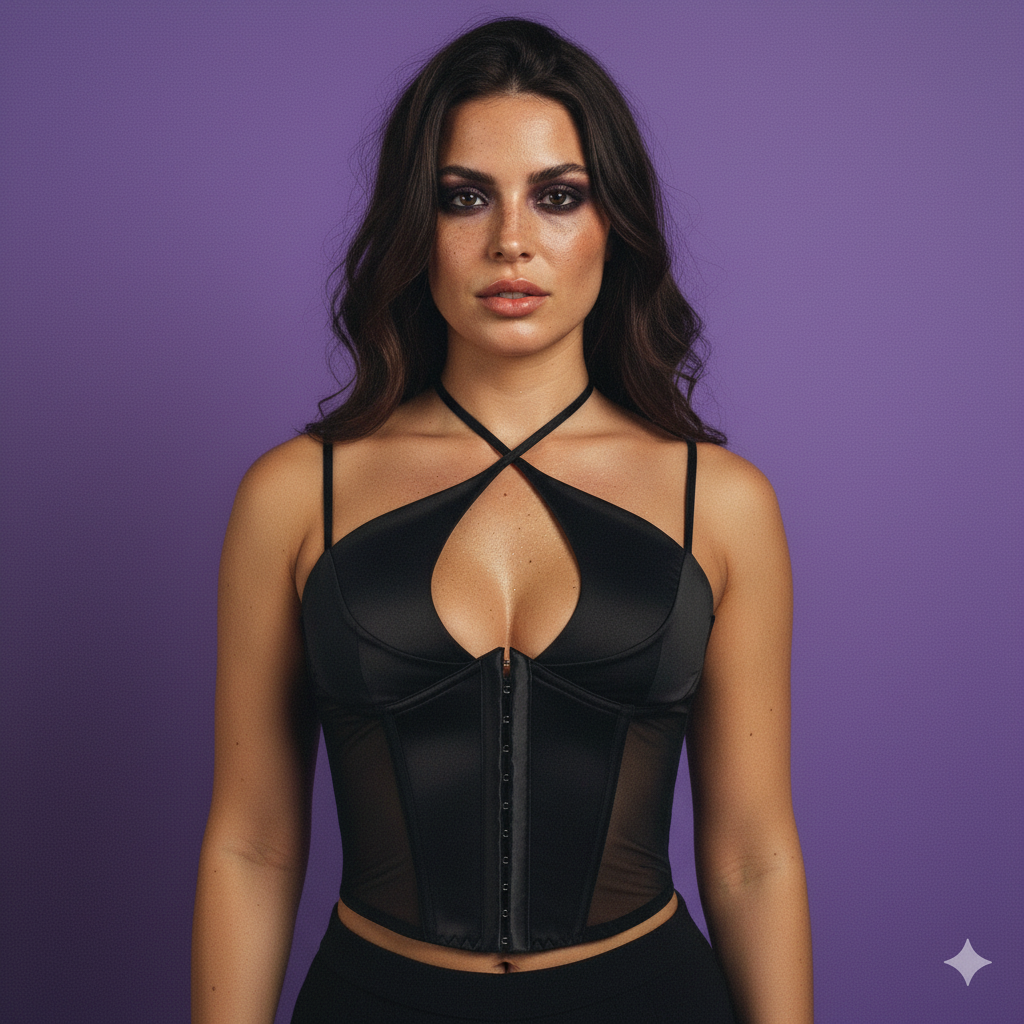 Top ajustado corset